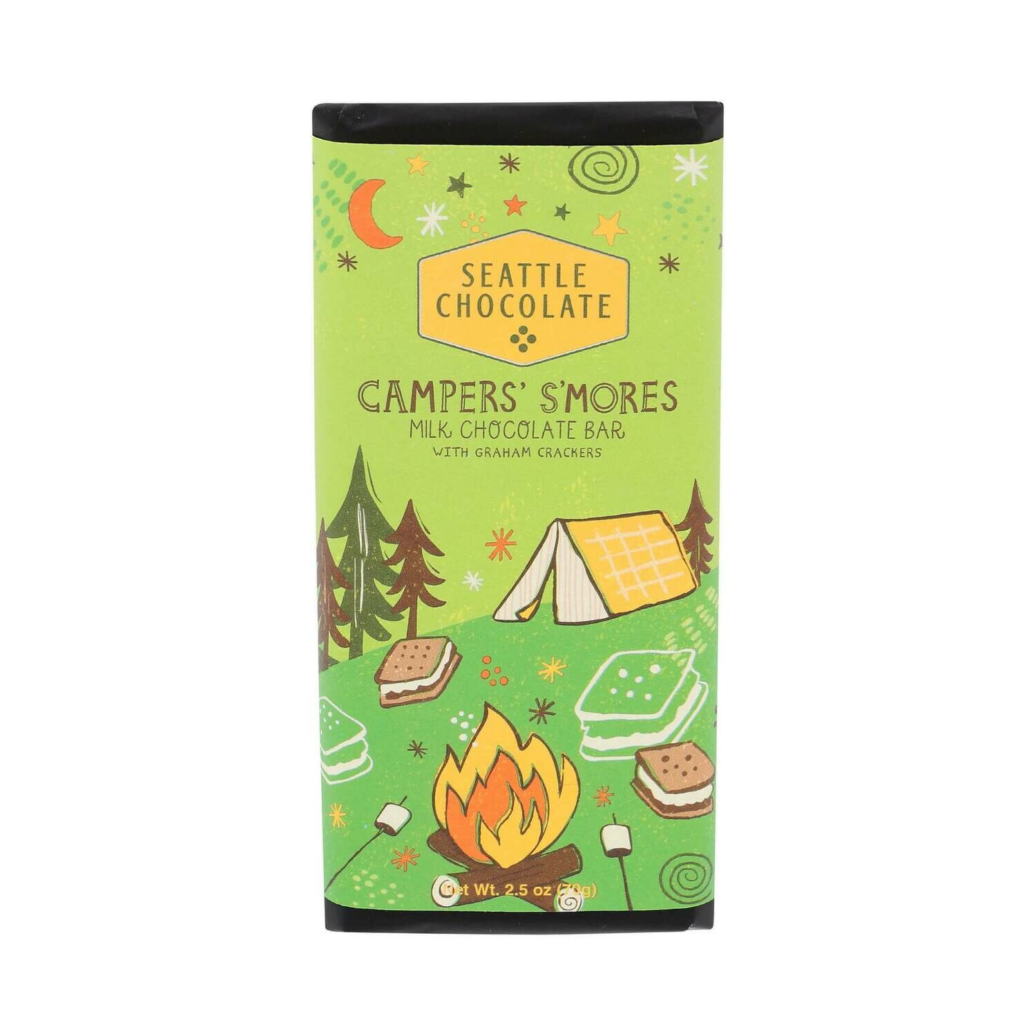 Campers Smores Seattle Chocolate Bar