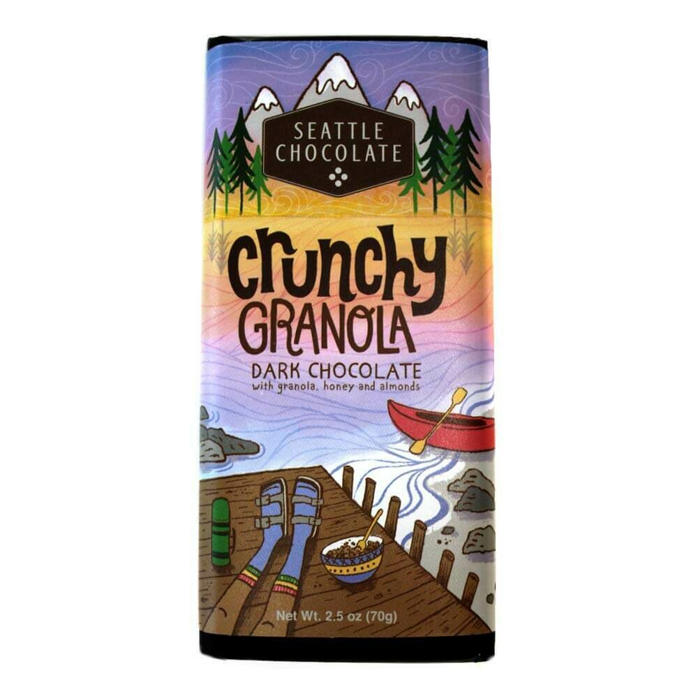 Crunchy Granola Seattle Chocolate Bar