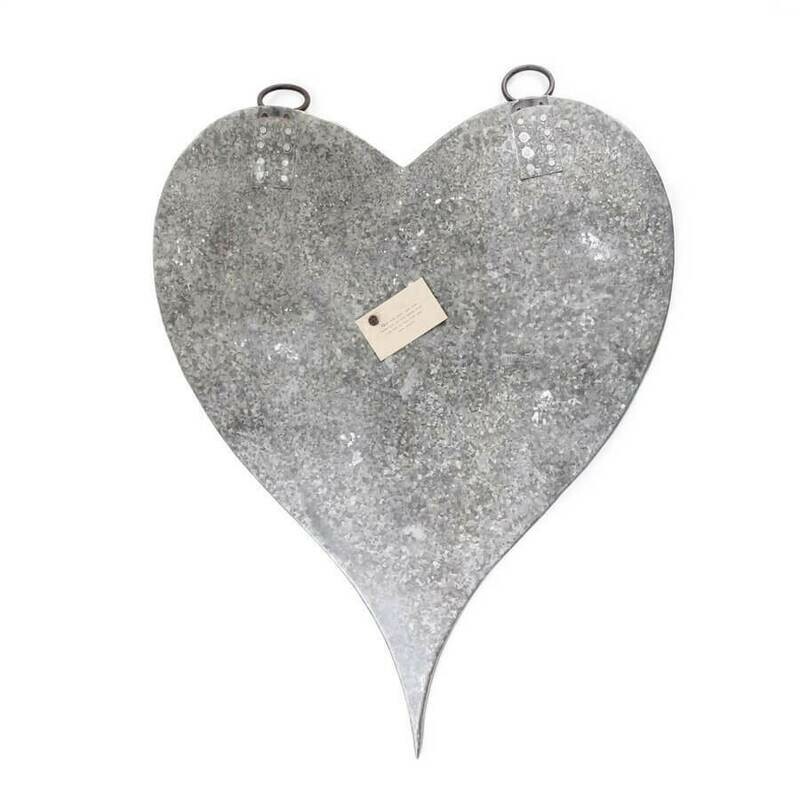 /BOX/ Large Zinc Heart with Magnets - Sugarboo