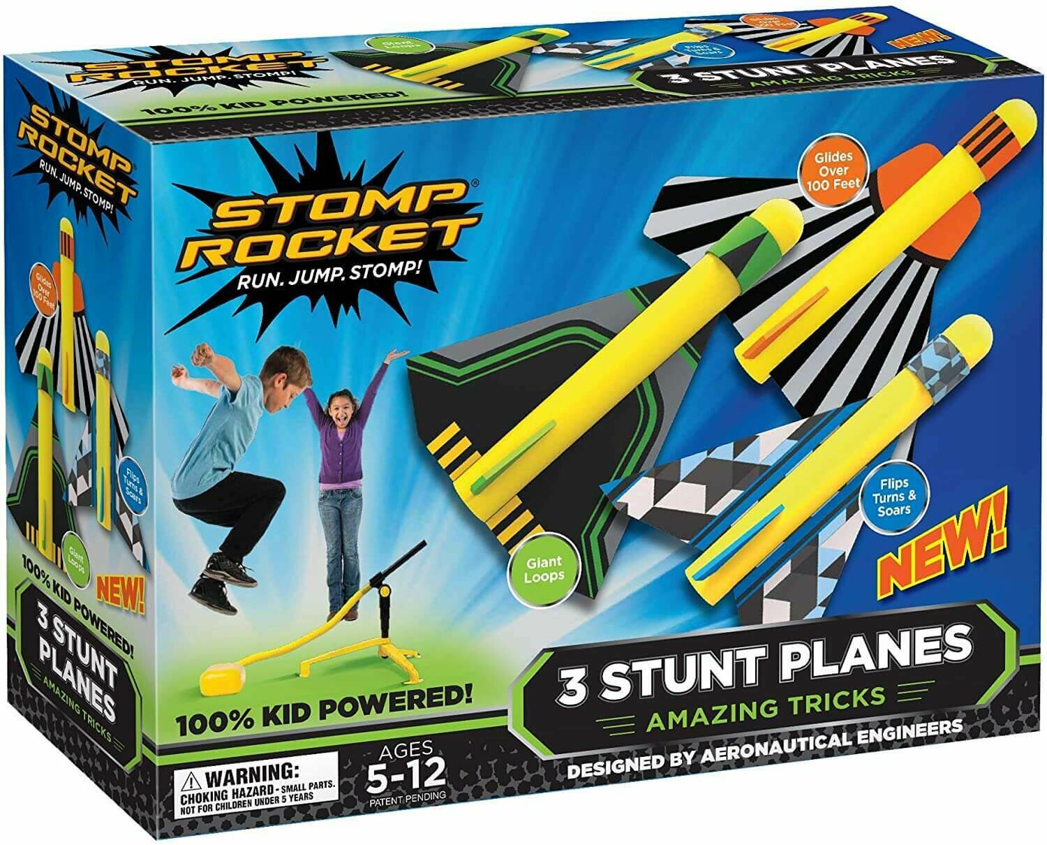 Stomp Rocket - 3 Stunt Planes