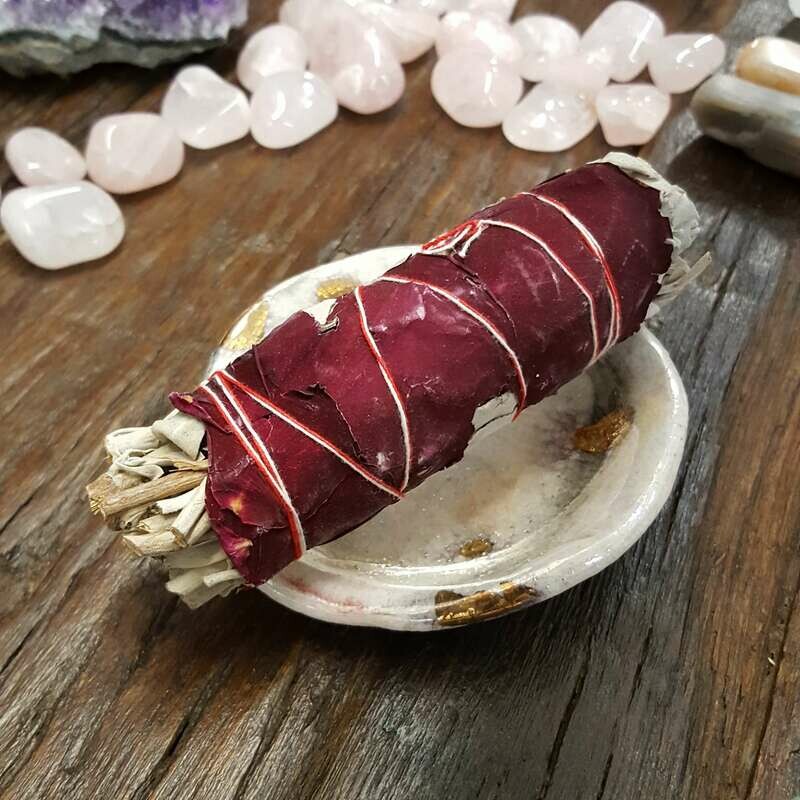 Baby White Sage/Rose 4&quot;