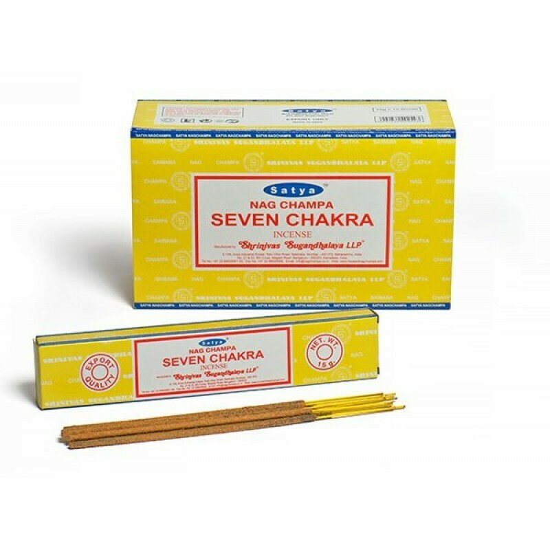 15g Seven Chakra Incense