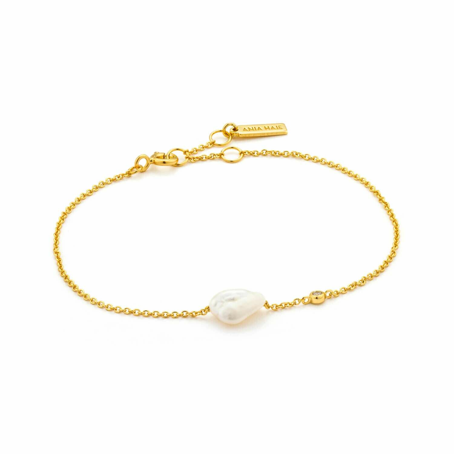 AH Pearl of Wisdom: Pearl Bracelet - Gold