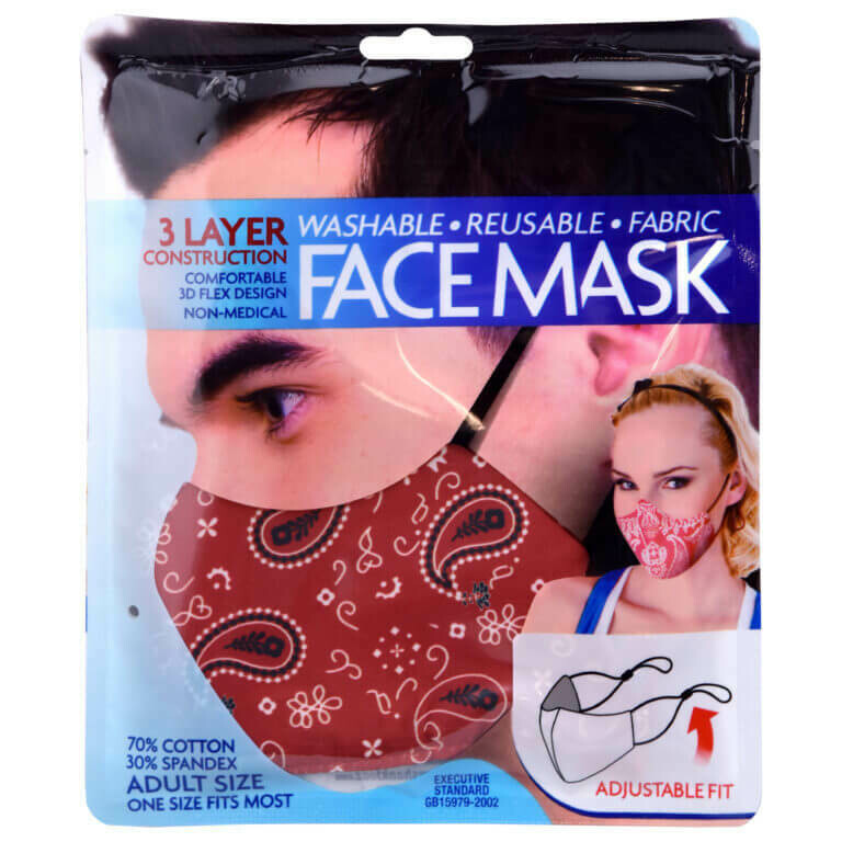 SALE:  Shawshank Fabric Face Mask - Adult - (orig. $4.99)