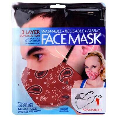 SALE:  Shawshank Fabric Face Mask - Adult - (orig. $4.99)