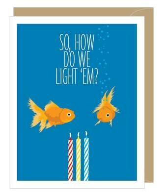 Goldfish Birthday Card 