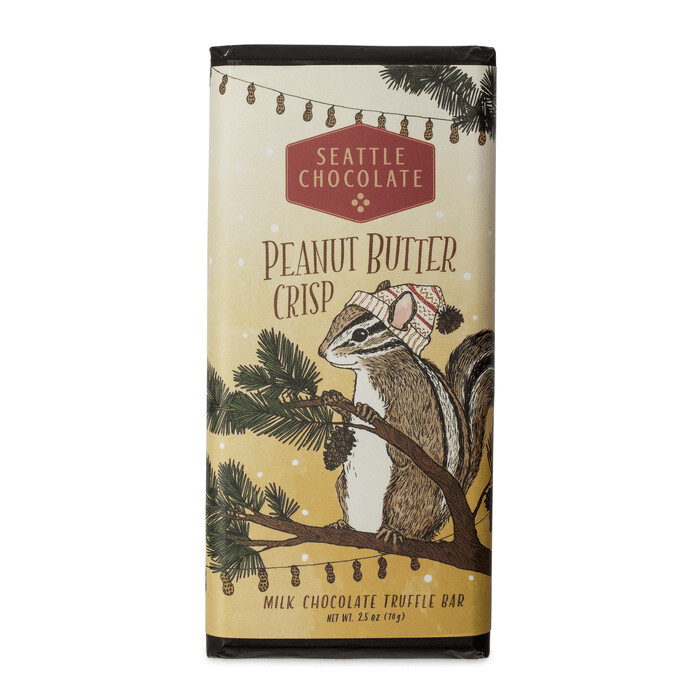 Peanut Butter Crisp Seattle Chocolate Bar