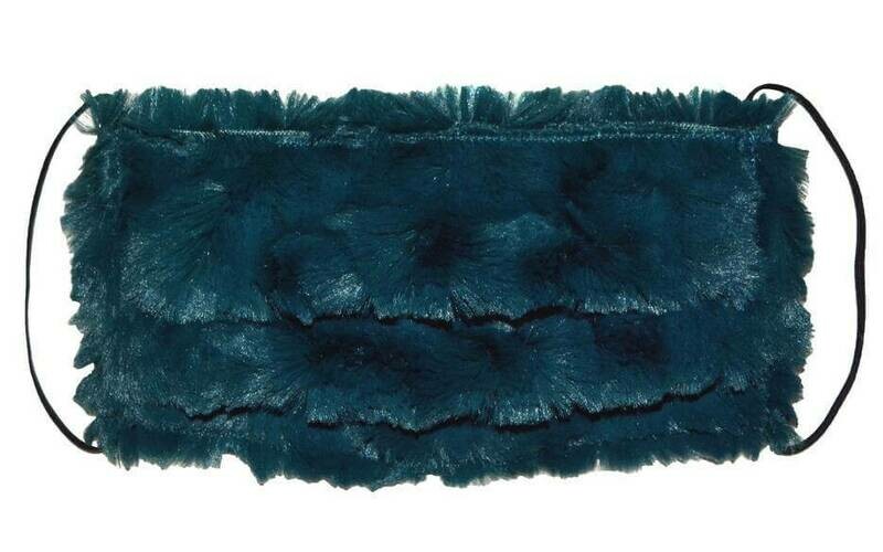 SALE: Peacock Faux Fur Mask - Pandemonium