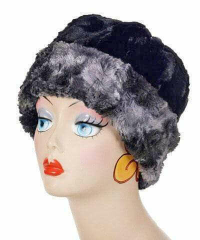 Beanie Highland In Skye With Cuddly Fur In Black
