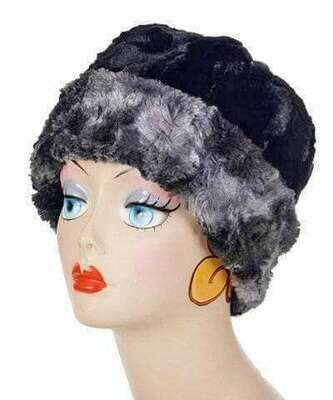 Beanie Highland In Skye With Cuddly Fur In Black
