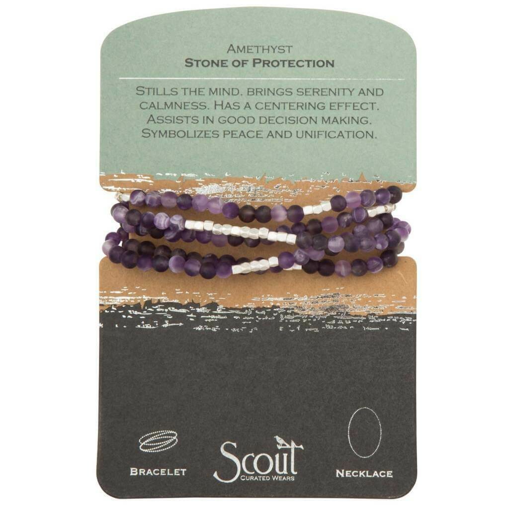 Amethyst Wrap Bracelet/Necklace