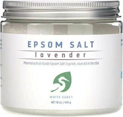 Epsom Salt Lavender - White Egret