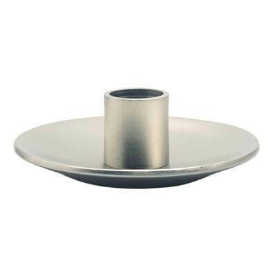 Pewter Simplicity 4&quot; Taper Holder