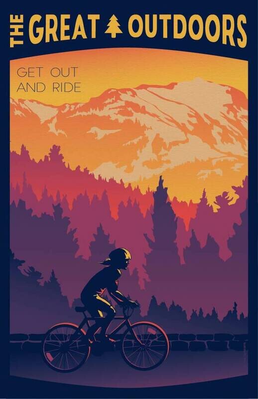 The Great Outdoors: Get Out and Ride Lionheart Travel Magnet