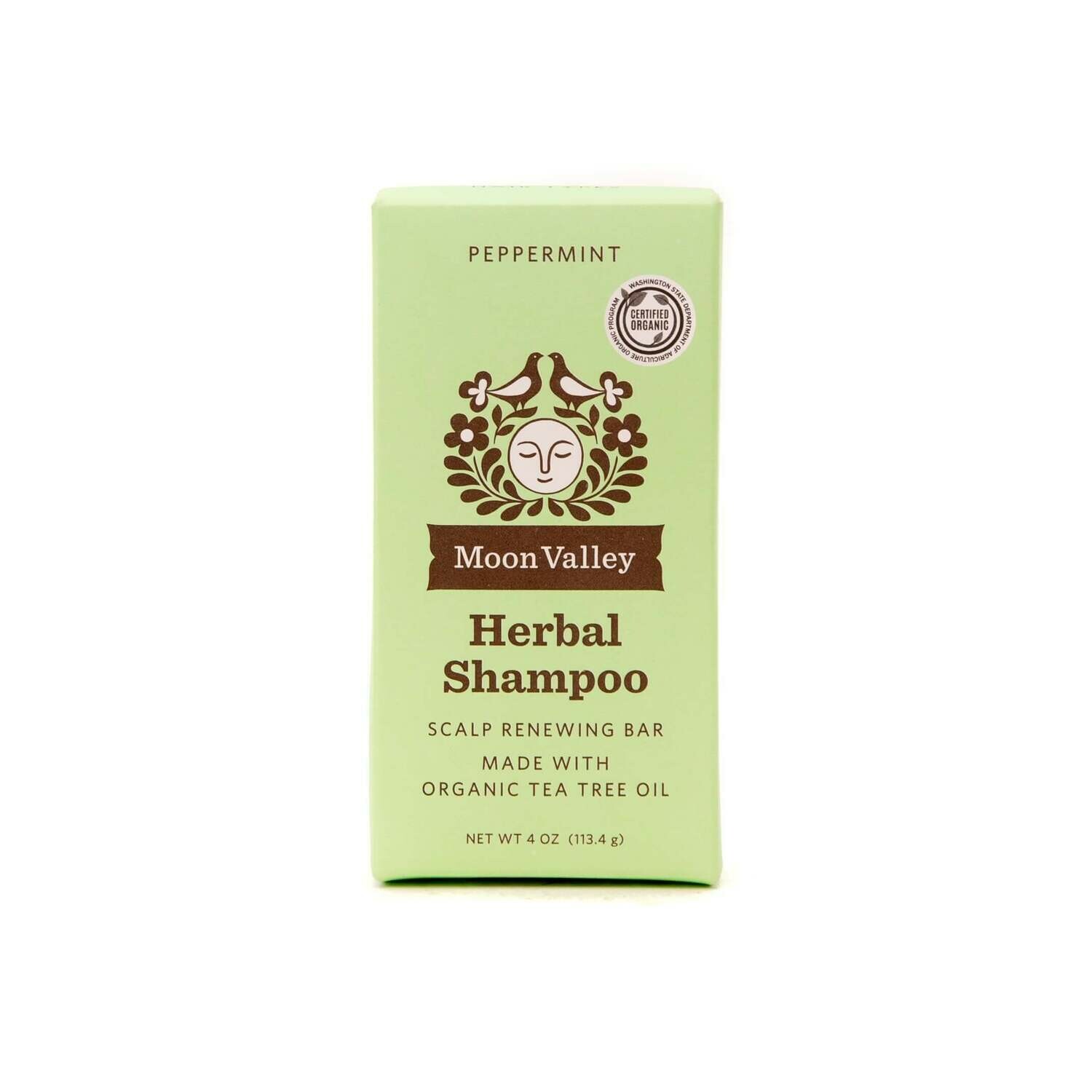 Peppermint Shampoo Bar - Moon Valley Organics