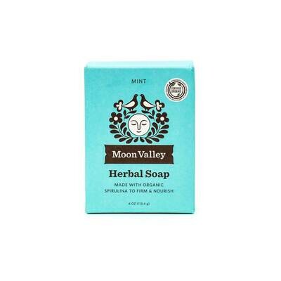 Mint Herbal Soap - Moon Valley Organics