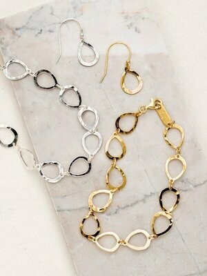 Holly Yashi 12237 Silver Tilly Bracelet