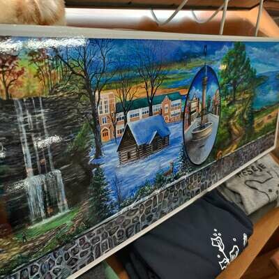 CONS: Unframed Print: Four Seasons of Route 20 Glazed Vinyl Print - Gary Better