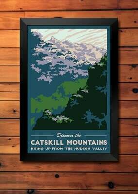 Catskills Travel Poster - 11x17"