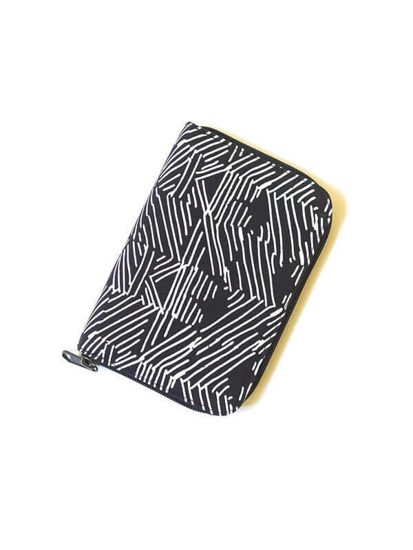 FA Black Matchstick Zip Folder Jewelry Travel Organizer Case - FT