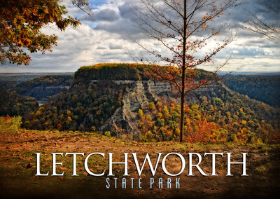 Letchworth Autumn Gorge Postcard