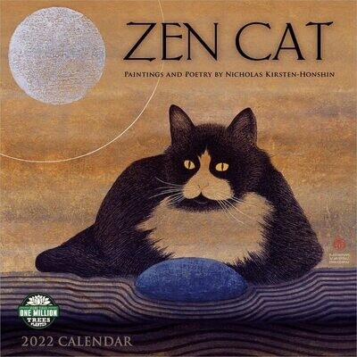 WAL Zen Cat 2023 Wall Calendar
