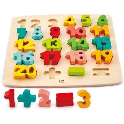 Chunky Number Math Puzzle - Hape