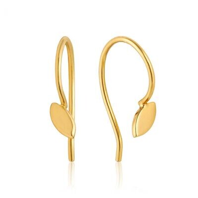 AH Hook Earrings - Gold
