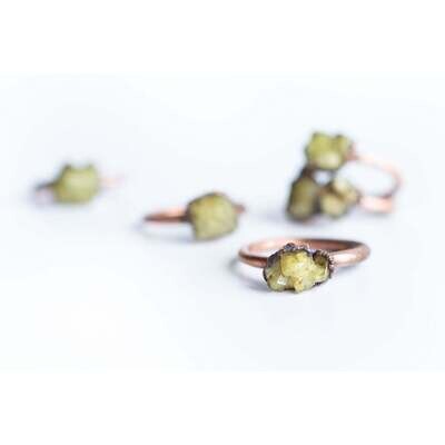 HH Mexican Garnet Sz 8 Ring