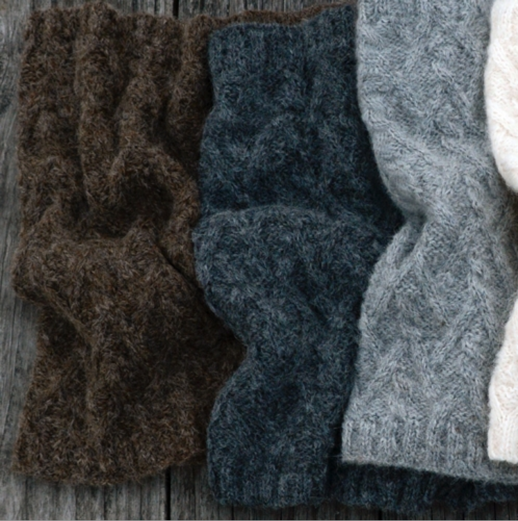  SALE-Lattice Cable Cowl Steel Grey