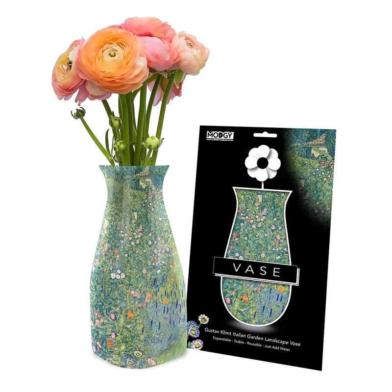 Modgy Expandable Vase - Klimt Italian Landscapes