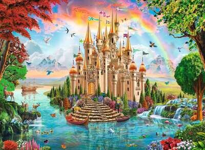 132850 Rainbow Castle XXL 100 PC Puzzle