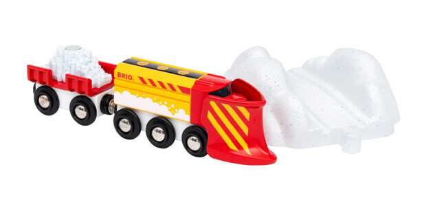 Brio Snow Plow Train 33606