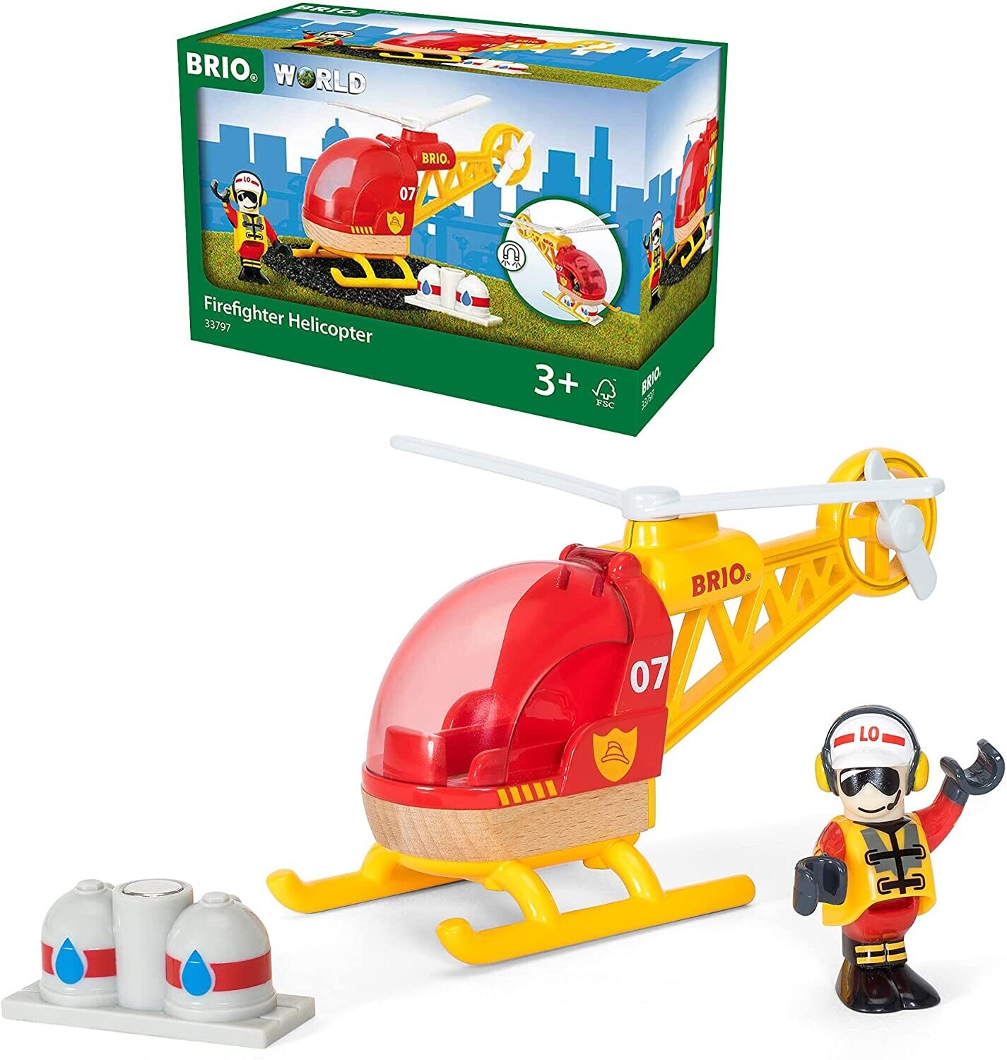 Brio 33797Firefighter Helicopter