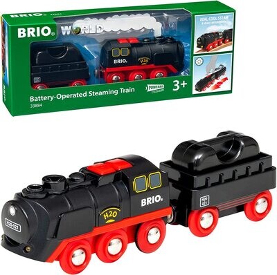 Brio Battery Operated Steam Engine-33884