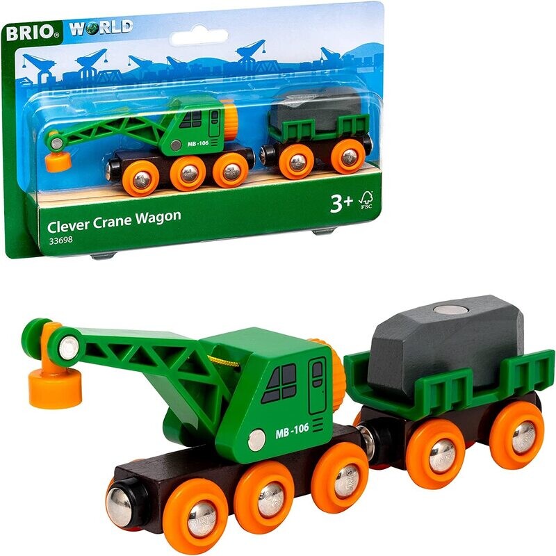 Clever Crane Wagon Brio - 33698