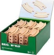 Brio Short Curved Tracks- 32934