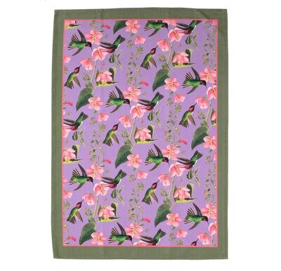 Modgy Cotton Tea Towel -Audubon Hummingbird