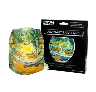 Modgy Luminary - Van Gogh Bank Of The Oise At Auvers