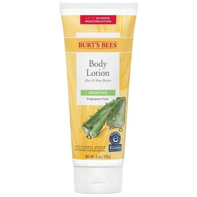 Burt's Bees Body Lotion Aloe & Shea Butter - Sensitive - 12oz