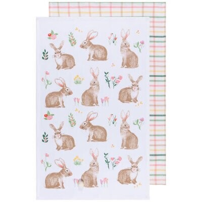 Tt2  Easter bunny Towel Set 2
