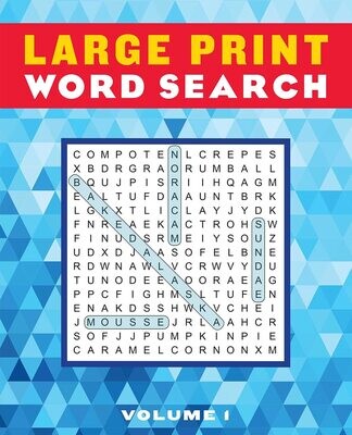Large Pring Word Search: Volume 1 - Thunder Bay Press - PB