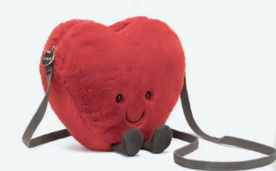 Jellycat Amuseable Red Heart Bag