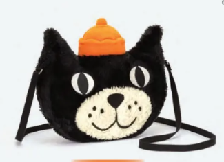 Jellycat Black Jack Cat &quot;25&quot; Bag