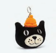 Jellycat Black Jack Cat &quot;25&quot;Bag Charm