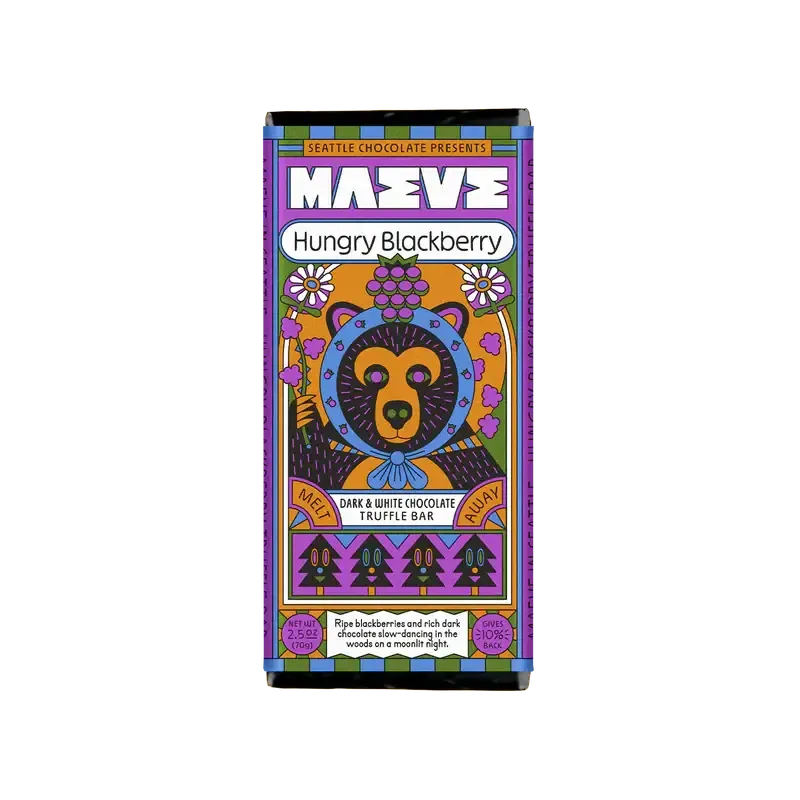 Maeve Hungry Blackberry Chocolate Bar