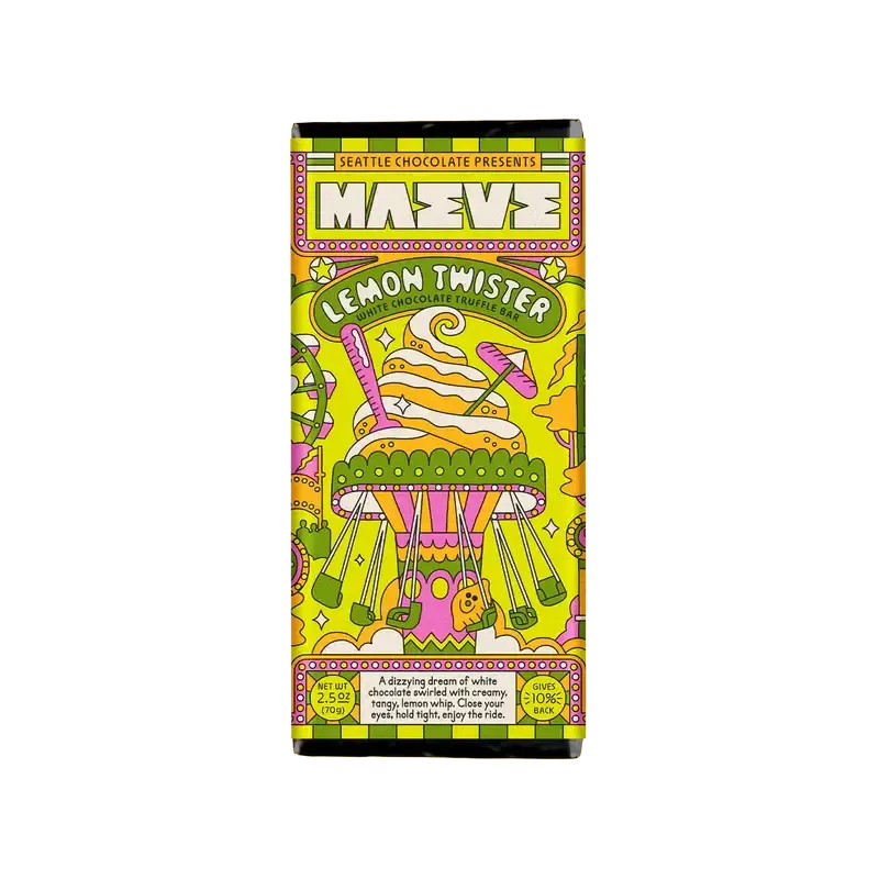 Maeve Lemon Twister Chocolate Bar