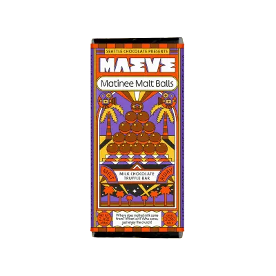 Maeve Matinee Malt Balls Chocolate Bar