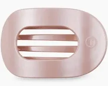 Teleties Pearly Pink Flat Round Hair Clip Med