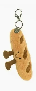 Jellycat Amuseables Baguette Bag Charm